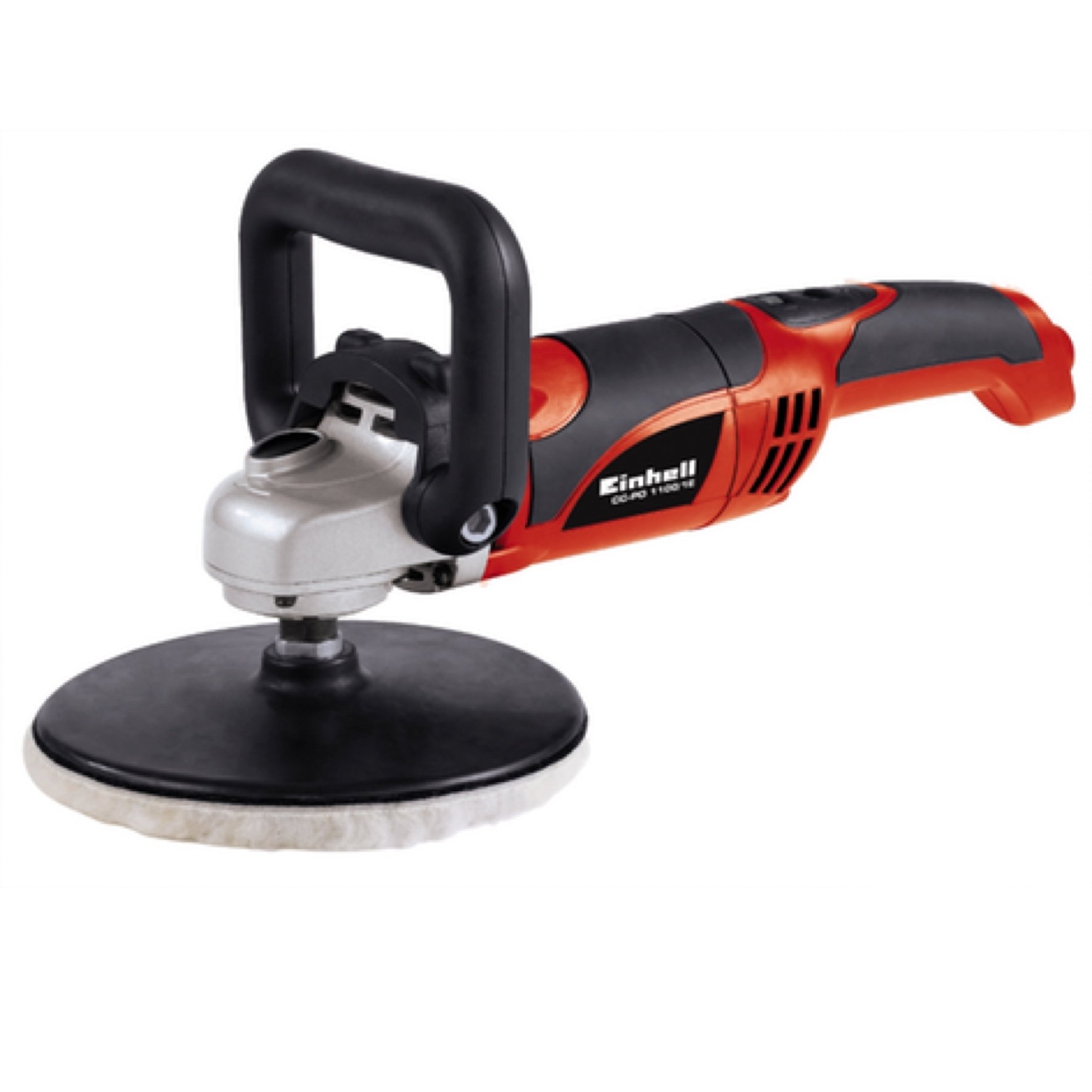 Poliruoklis EINHELL CC-PO 1100/1E, galia 1100 W, šlifavimo diskas Ø180 mm.