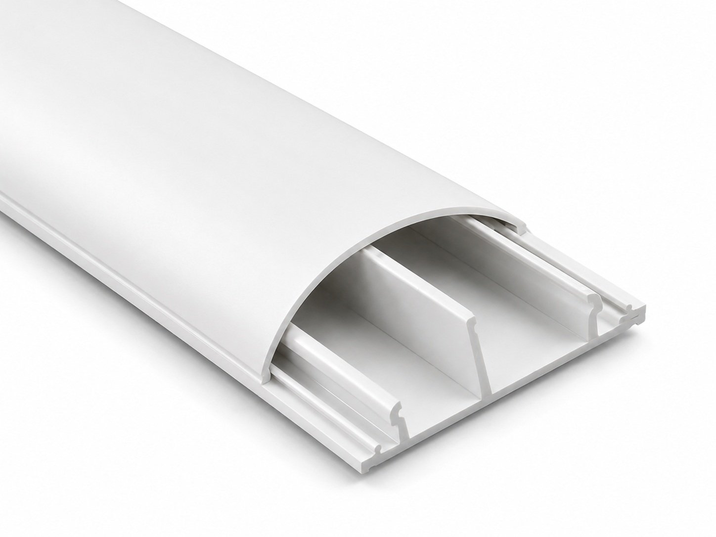 Kanalas kabeliui HOROZ, 2 m, PVC, 70 x 20 mm, pilkos spalvos