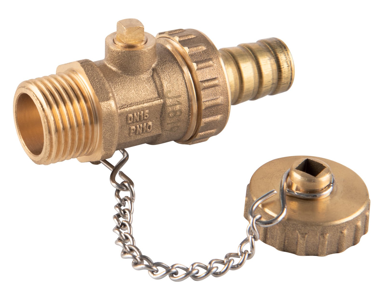 Išleidimo rutulinis ventilis FERRO F-Comfort  1/2", su kamščiu, ZSN1, ZSN1