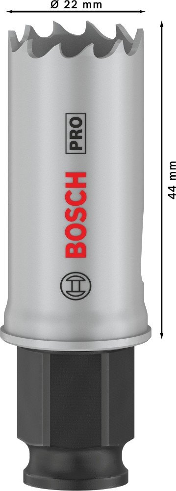 Grąžtas-karūna BOSCH Bi-metal Progressor, 22 mm