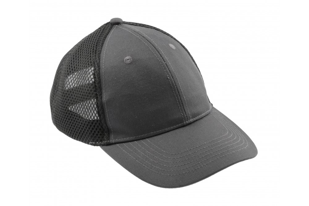 Kepurė HOGERT WORKWEAR Klaus, su snapeliu, su tinkleliu, tamsiai pilka spalva