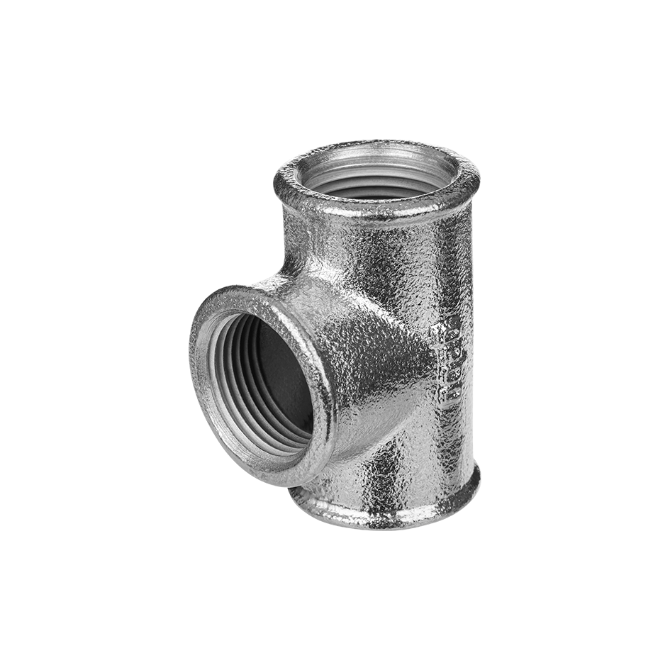 Trišakis GEBO, 1/2", DN15, vidinis sriegis, cinkuotas ketus