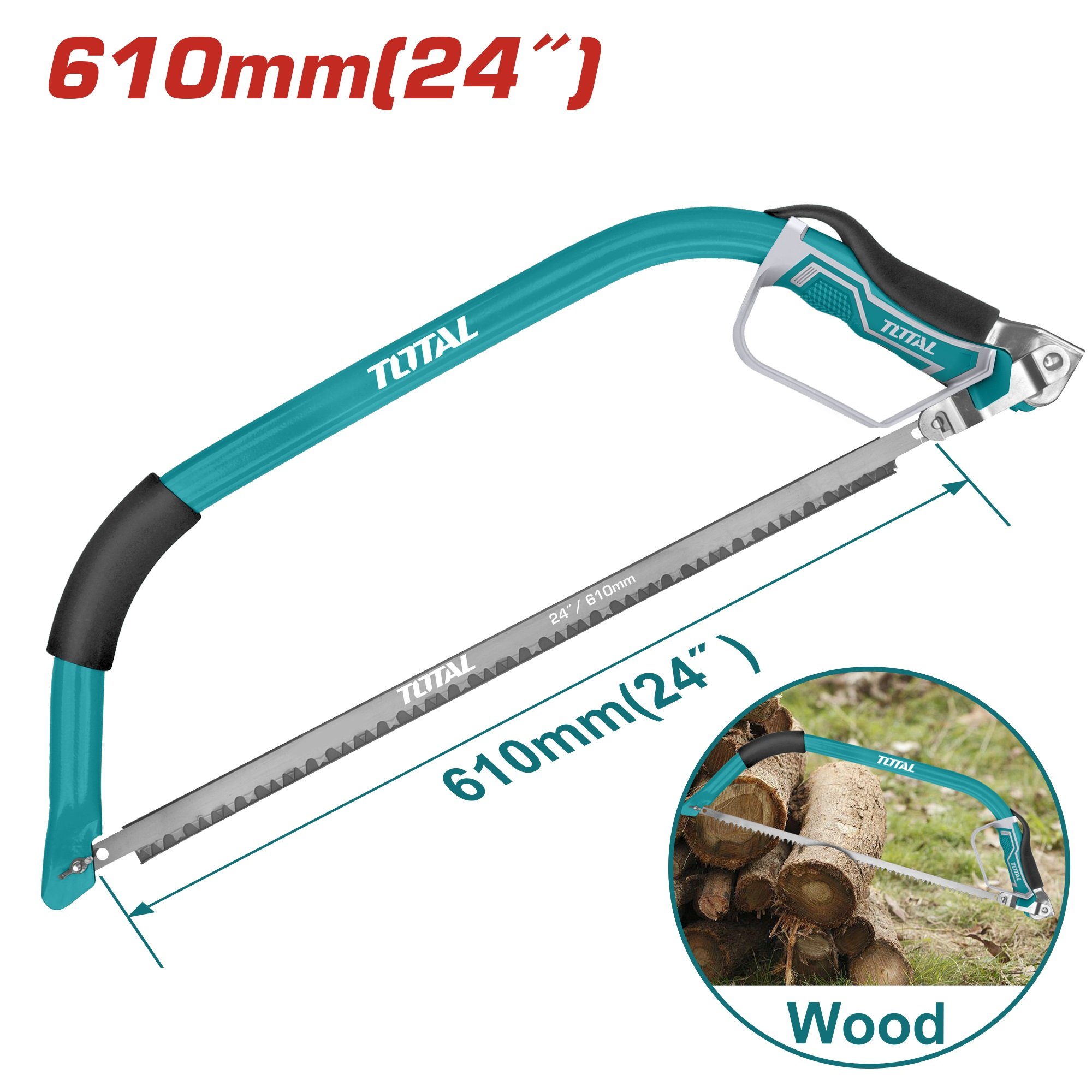 Sodo pjūklas TOTAL THT59241, dydis: 610mm/24"