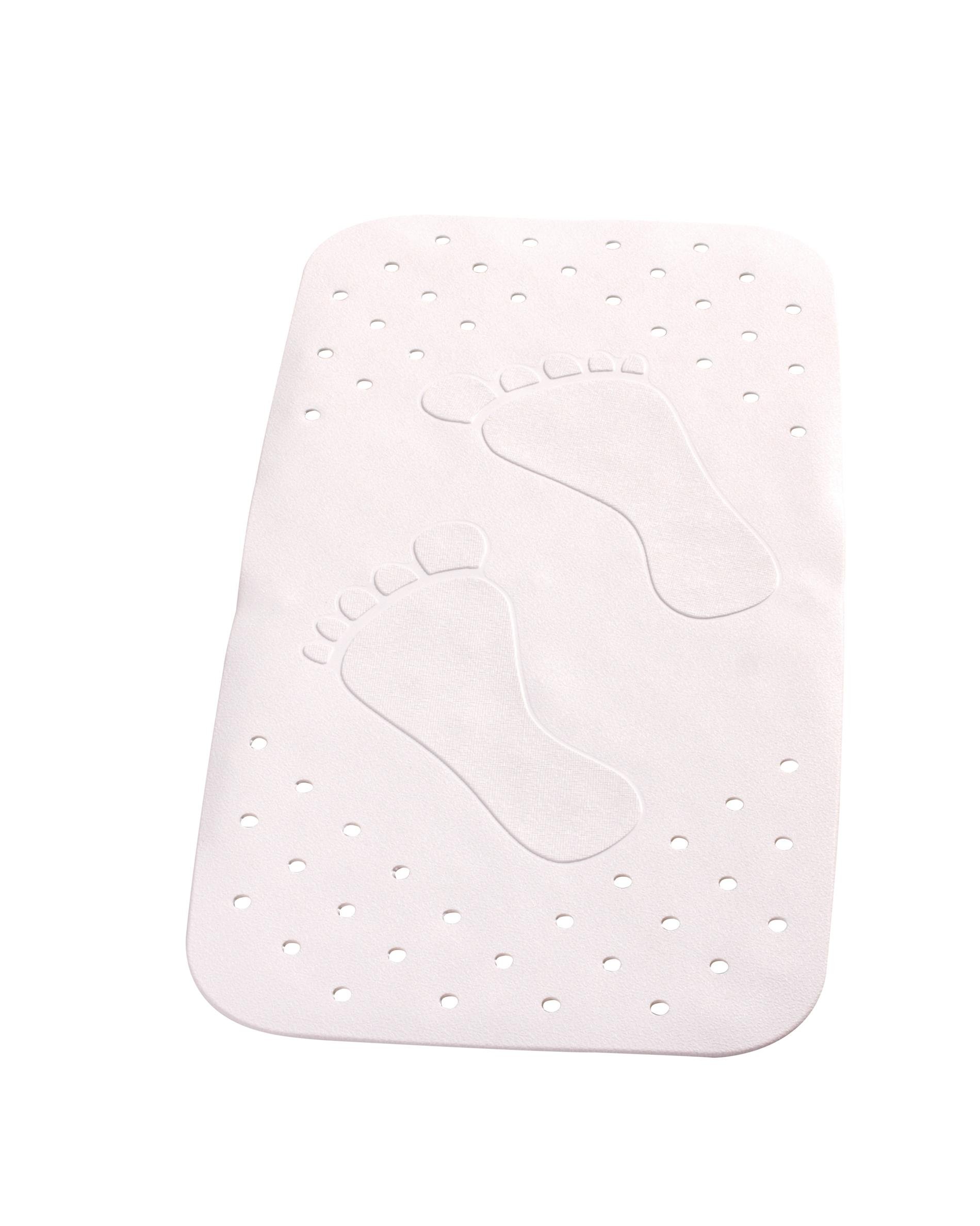 Vonios kilimėlis RIDDER PLATTUF, 38 x 72 cm, baltos spl., 100% TPE, 67081