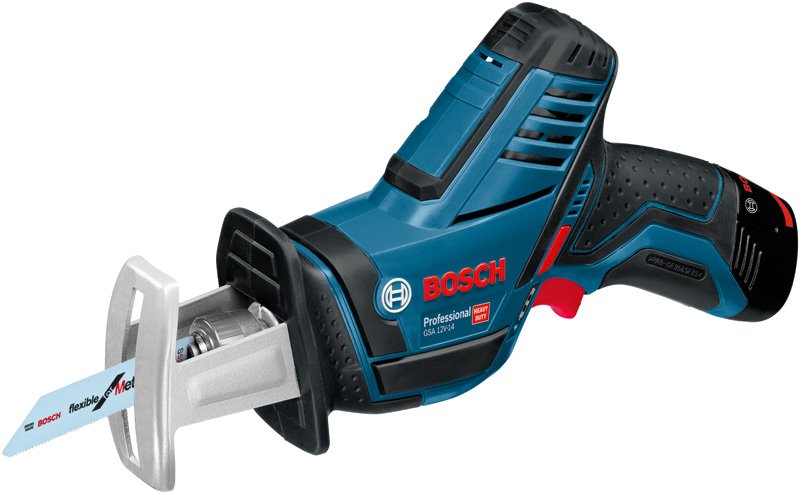 Akumuliatorinis tiesinis pjūklas BOSCH Professional GSA, 12V-14 SOLO, 12V, 14,5 mm, 060164L902, be akumuliatoriaus ir kroviklio