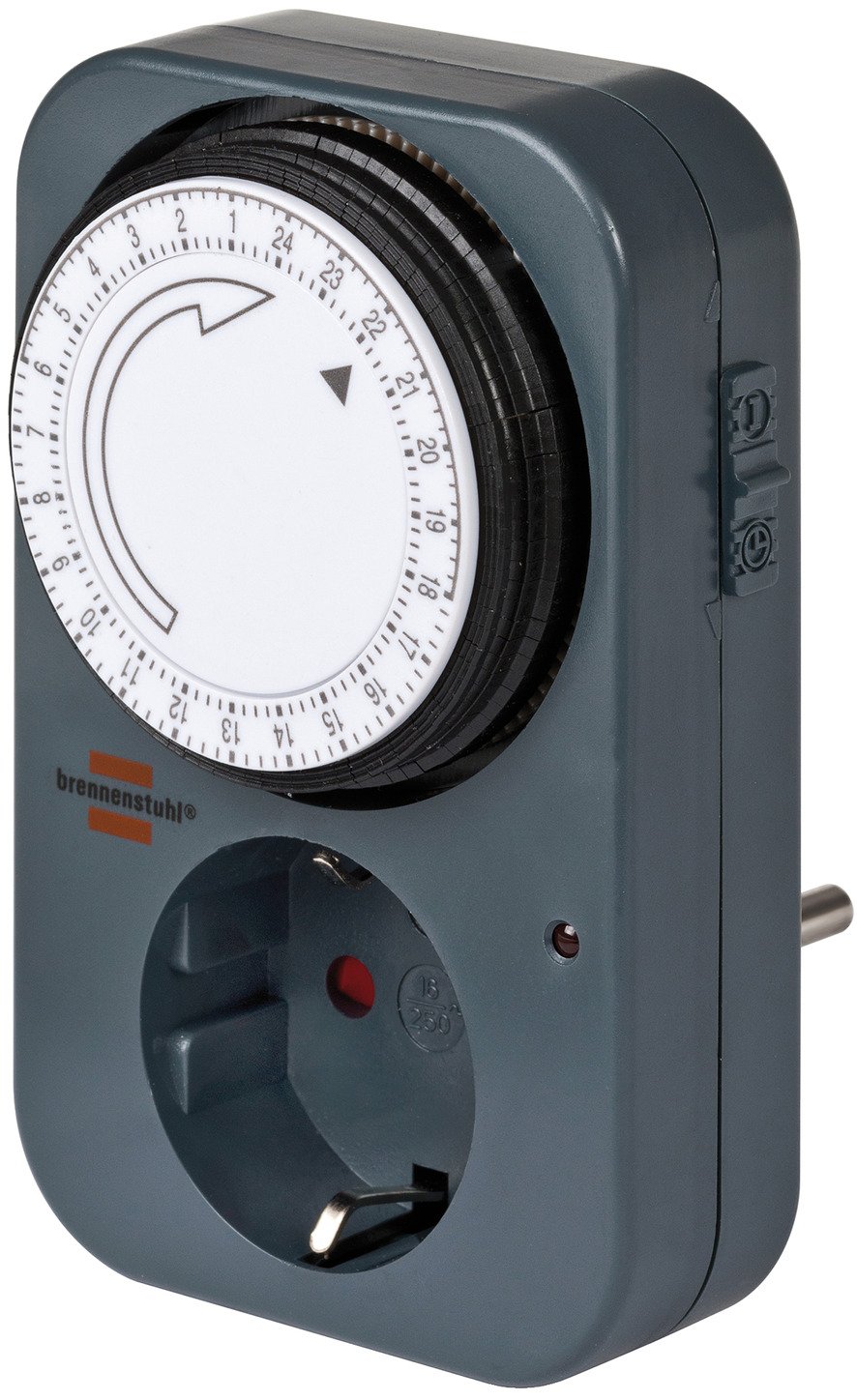 Laikmatis BRENNENSTUHL 1506450, 3500 W, 24val. / 15min., IP20, 16 A, 230 V, 50Hz, mechaninis, MZ-20