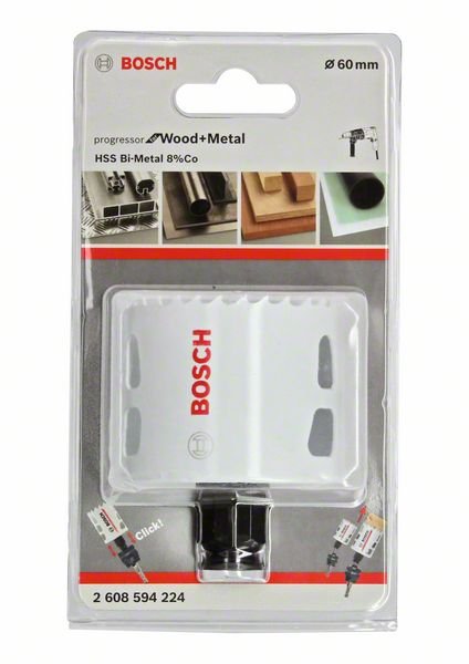 Grąžtas-karūna BOSCH Bi-metal Progressor, 60 mm