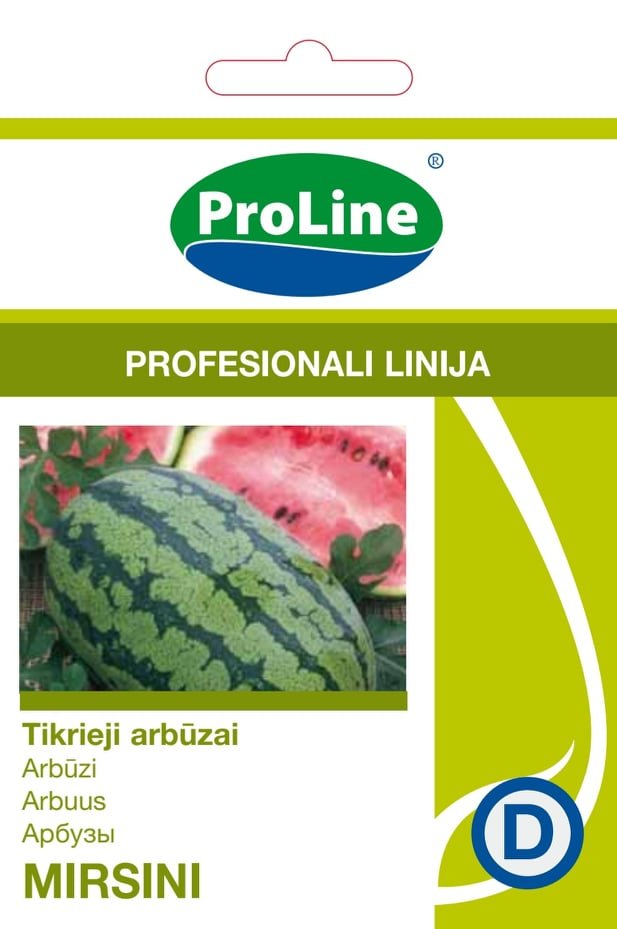 Daržovių sėklos, Arbūzai PROLINE MIRSINI, 10 g D