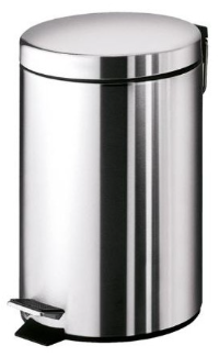 Metalinė šiukšlių dėžė, su pedalu, 20L