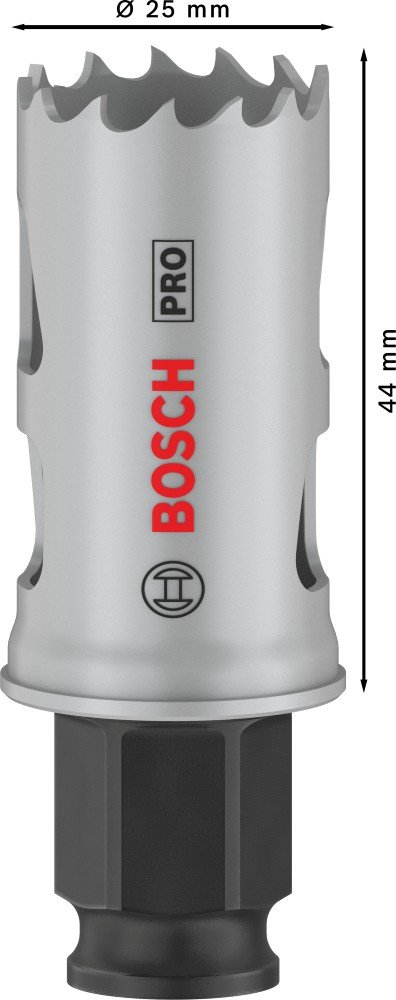 Grąžtas-karūna BOSCH Bi-metal Progressor, 25 mm