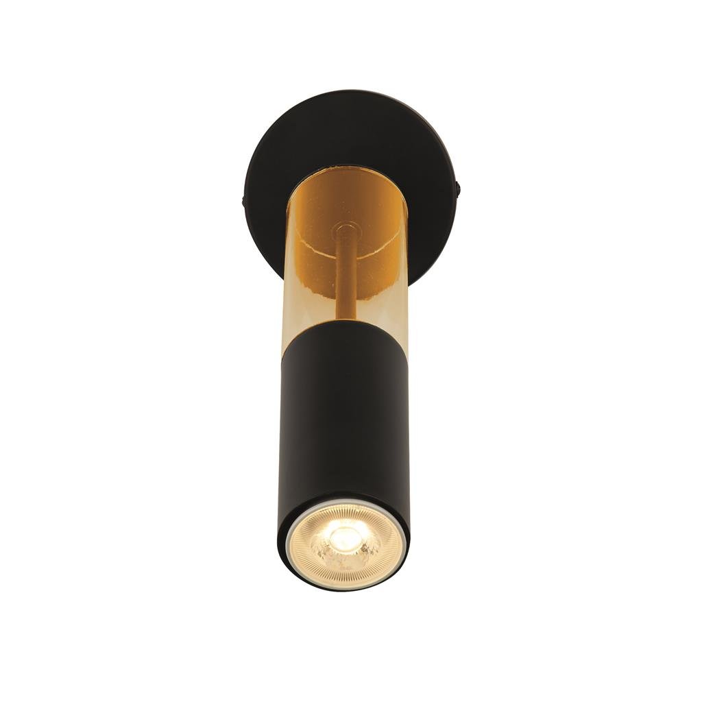 Sieninis šviestuvas SEARCHLIGHT Merrygold, GU10, 1x35W, AXPxG 28.5x10x10 cm, aukso sp., 82122-1BK