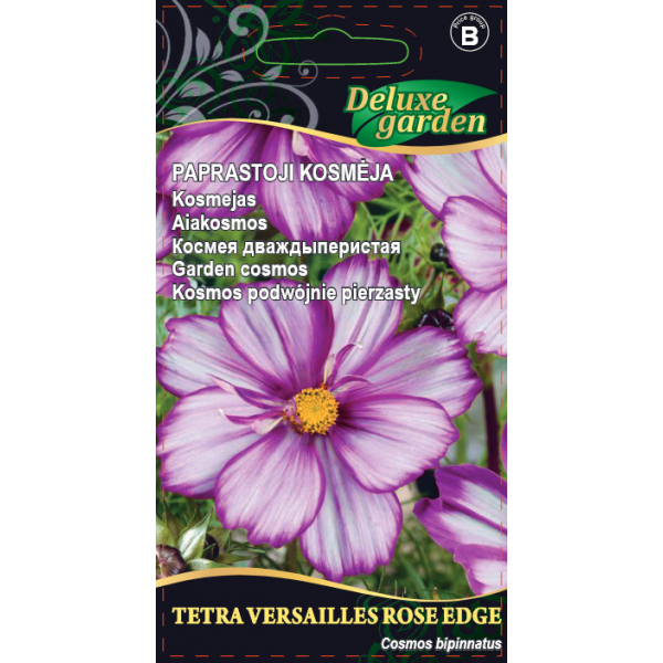 Gėlių sėklos, paprastoji kosmėja Tetra Versailles Rose Edge, 0,5 g., 8946, B