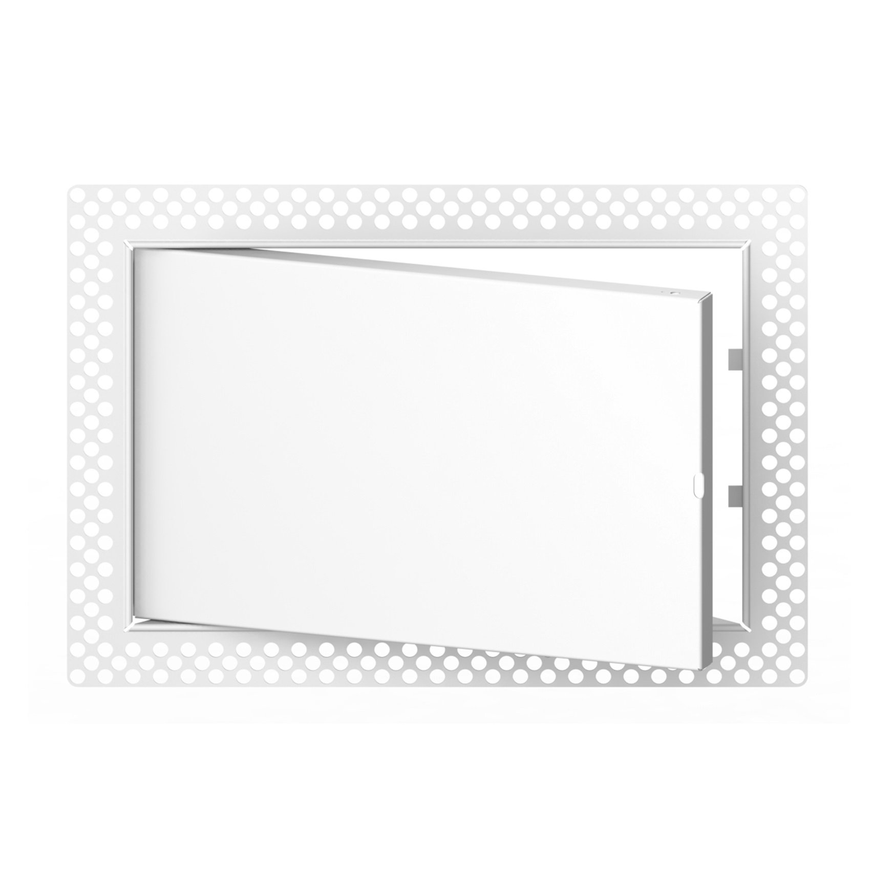 Revizinės durelės EUROPLAST ESLM3020, 300 x 200 mm, priglaistomos, metalinės, baltos