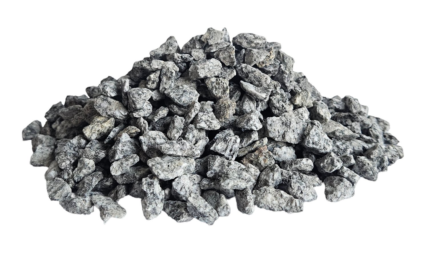 Dekoratyvinė skalda ASEJA DAILY, Syenite, taškuota, spl. tamsiai pilka, 8-11 mm, 20 kg