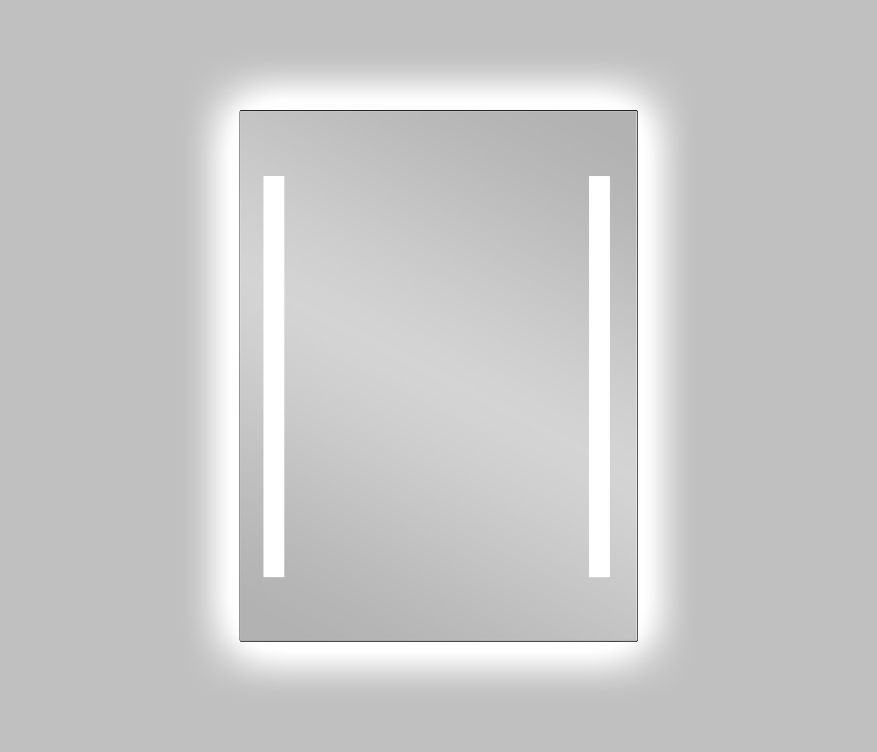 Veidrodis VENTO TORINO, 50 x 70 cm,LED,4mm, 220-240V, 50HZ, išjungti mygtuku, šviesos temp. 5000-5500K