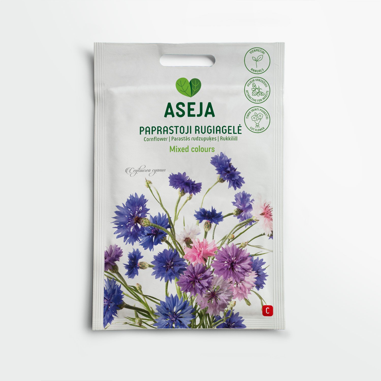 Paprastoji rugiagelė Mixed colours, ASEJA, 2 g, 40-0254 (C)