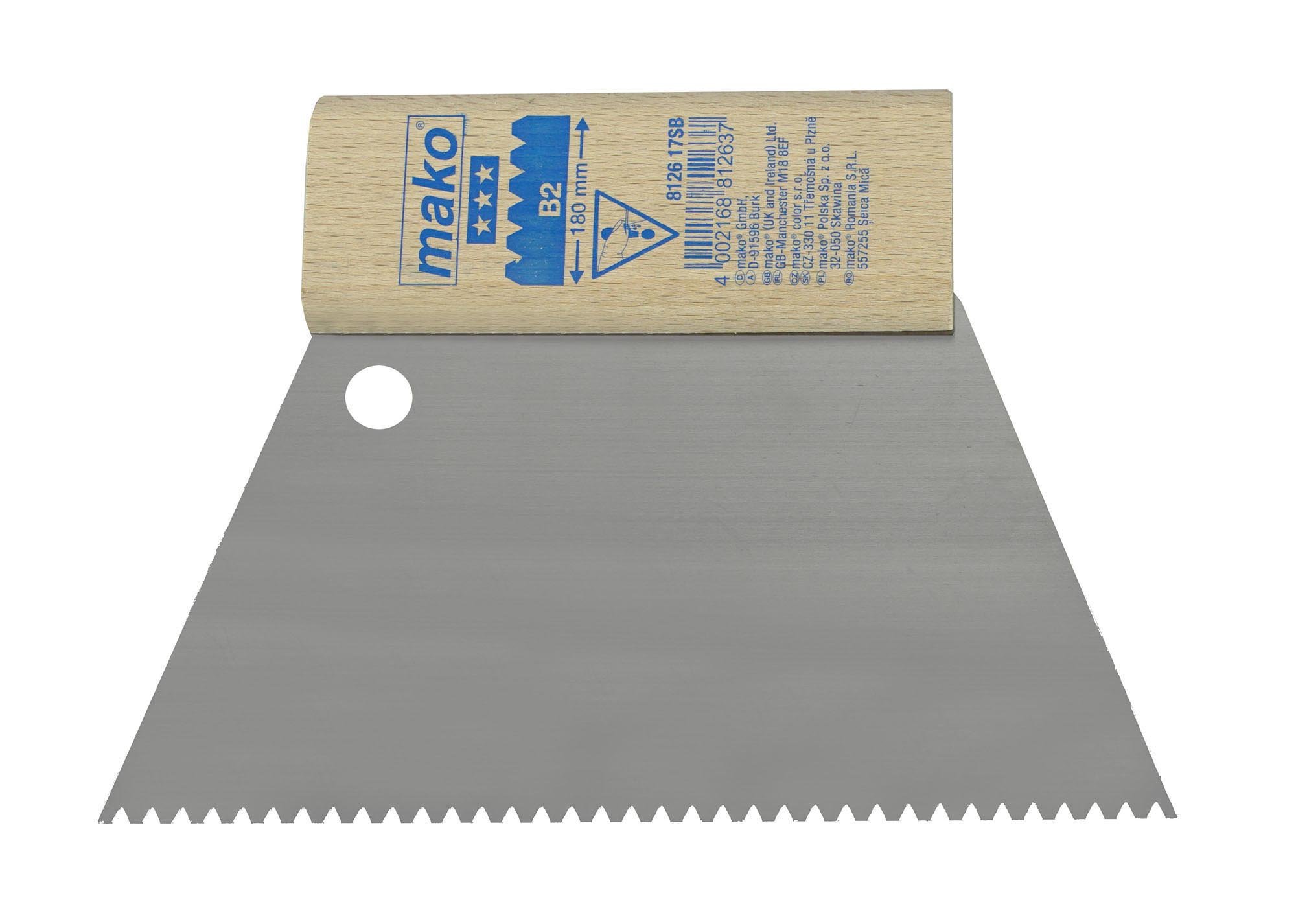 Glaistyklė trapecinė klijams Komfort, 18 cm B2