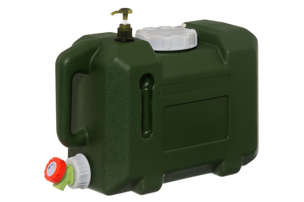 Plastikinis pastatomas praustuvas TARMO, 12 l, integruotas muilo dozatorius 