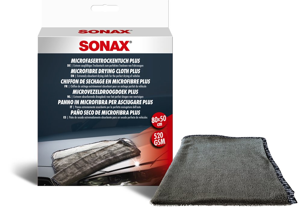 Automobilinė šluostė SONAX, iš mikropluošto, automobilio sausinimui, 80 x 50 cm