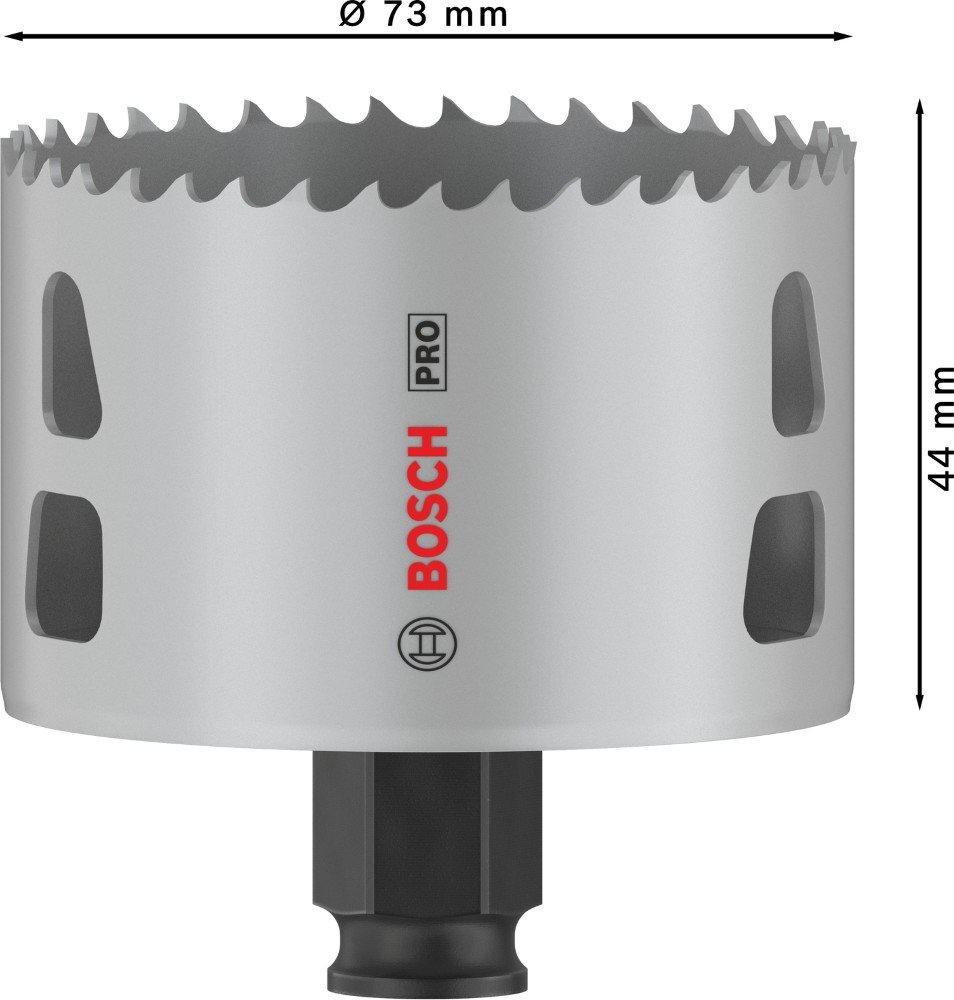 Grąžtas-karūna BOSCH Bi-metal Progressor, 73 mm