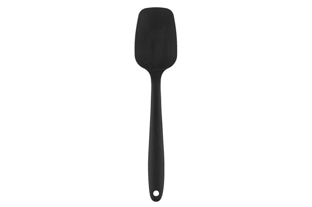 Mentelė - šaukštas MAKU, plastikas, juodos sp., ilgis 28 cm
