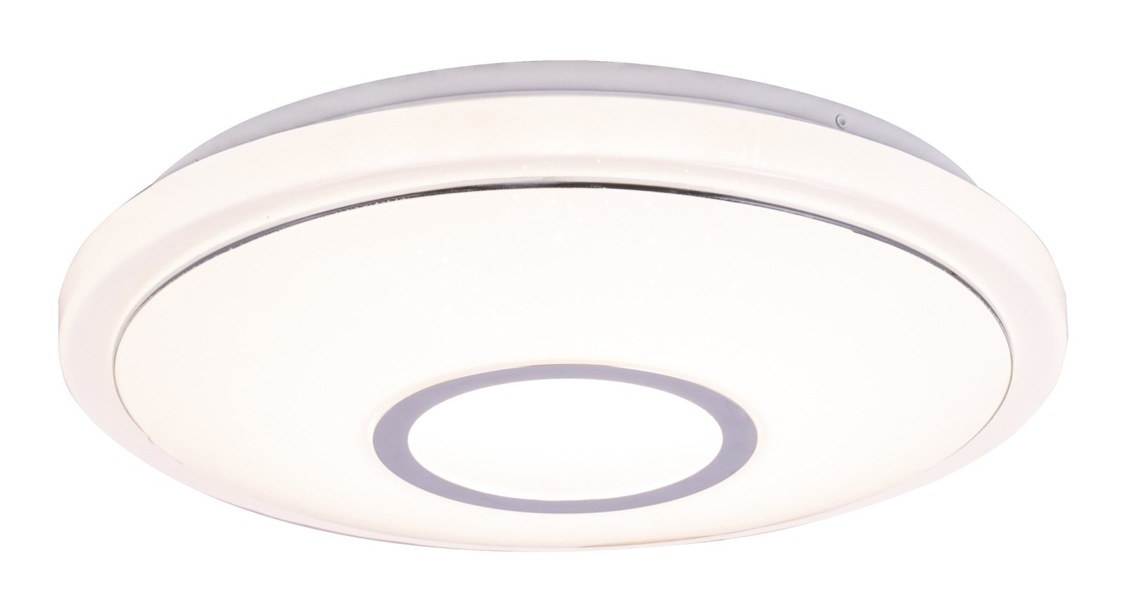 Lubinis LED šviestuvas GLOBO Connor Smart Light, 16W + 3W RGB, 230V, 1280lm, 3000/4000/6000K, pultas, dimer., laikmatis, atminties funkcija, 400x65 mm, 41386-16SH