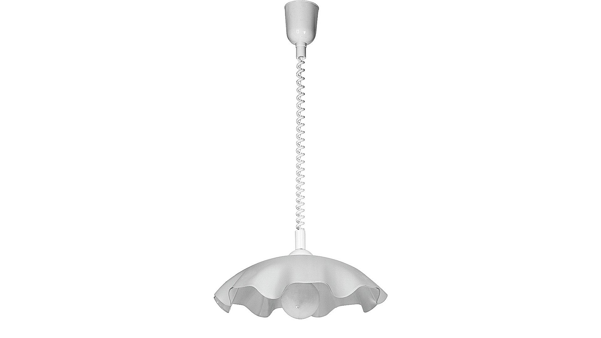 Pakabinamas šviestuvas RABALUX Smerlato 4675, E27 1 x MAX 60W, skersmuo 420 mm, atstumas nuo lubų MAX 1200 mm, IP20, baltos sp.