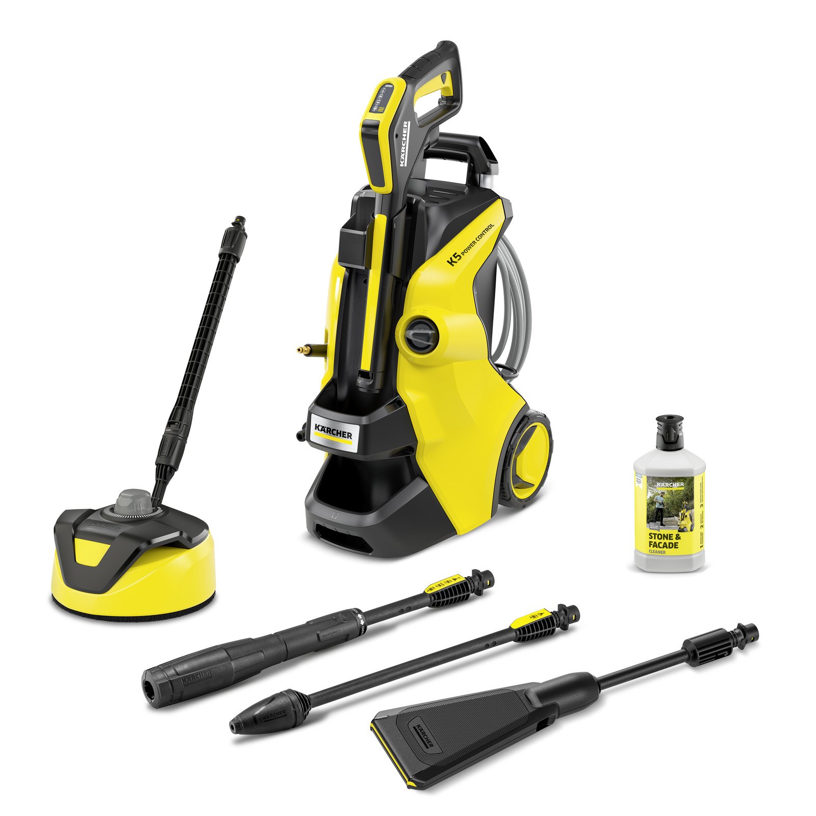 Aukšto slėgio plovykla KARCHER K 5 Power Control Flex, Home eco Booster, slėgis iki 130 bar, vandens srautas 500 l/h, galia 2,1 kW, 1.324-710.0