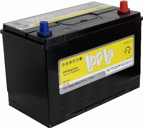 Akumuliatorius TOPLA 12 V, 105 Ah, 900 A, EN900A