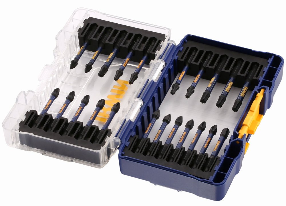 Smūginių sukimo antgalių rinkinys IRWIN Impact Pro, PH1 x2 PH2 x4, PH3 x1, Pz1 x2, Pz2 x5, Pz3 x1, T20 x4, T30 x3 vnt.