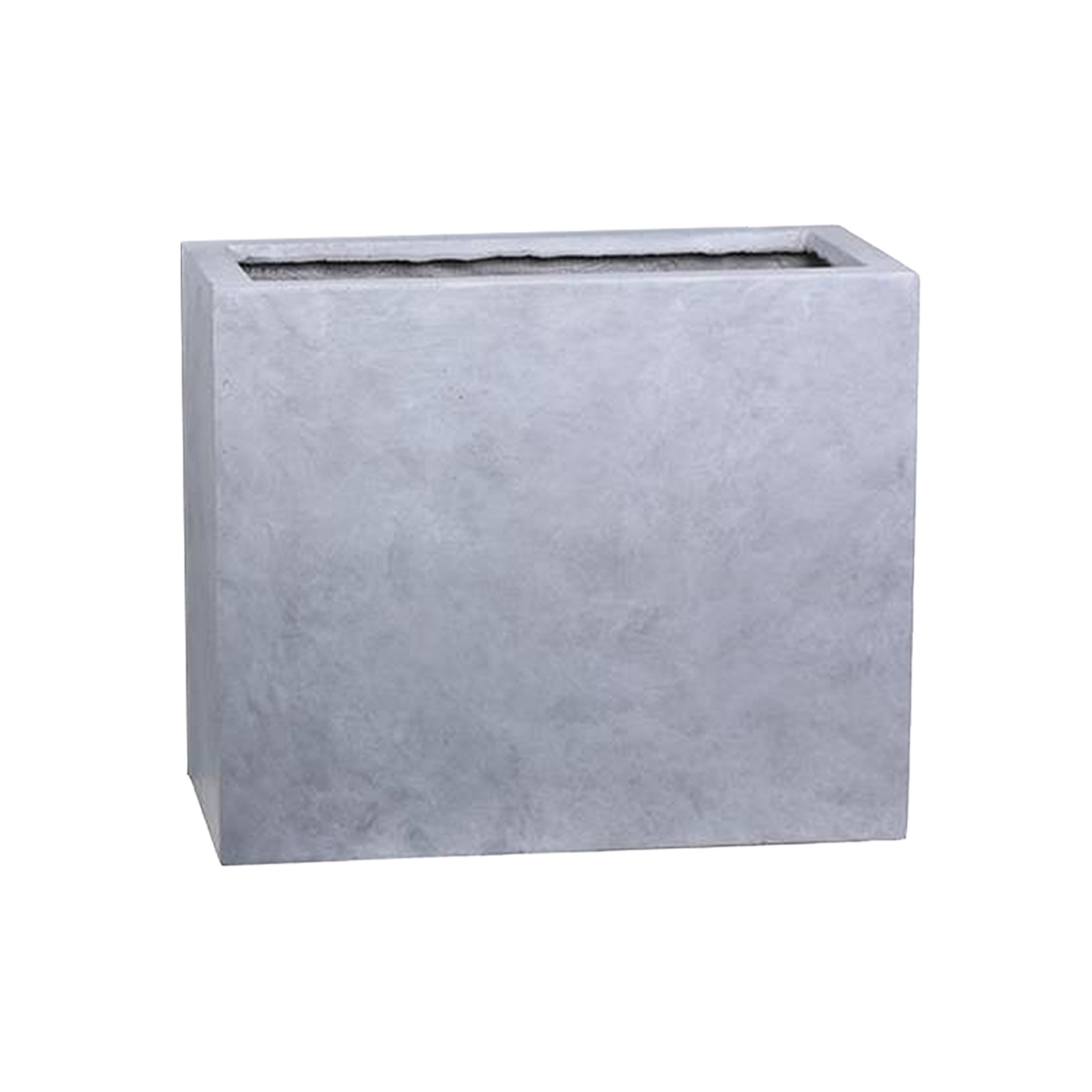 Keraminis lauko vazonas Grau I, pilkos sp., 50 x 20 x 40 cm.