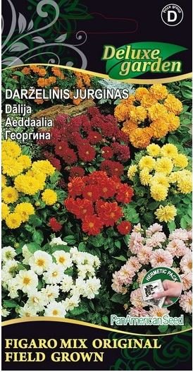 Gėlių sėklos, jurginas didžiagraižis Figaro Mix, 1368, D