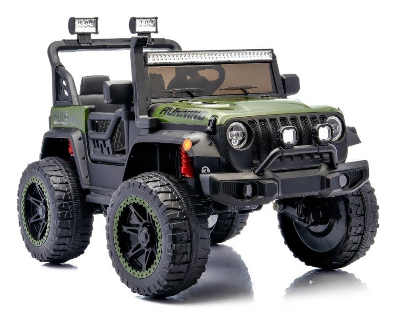 Vaikiškas visureigis, 12V 7A, spl. žalia, 1260x760x880 mm, EC25G