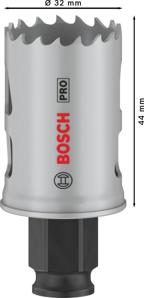 Grąžtas-karūna BOSCH Bi-metal Progressor, 32 mm