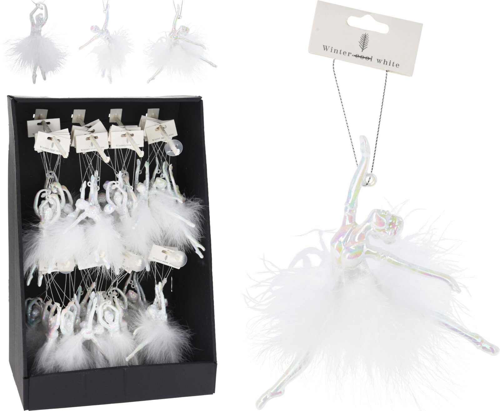 Eglutės žaisliukas Balerina, 3 skirtingi dizainai, 15 x 10 x 2 cm