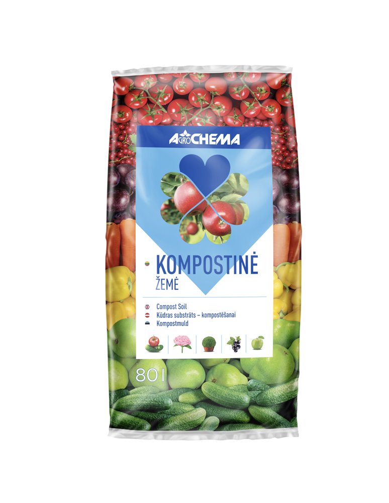 Kompostinė žemė AGROCHEMA, 80 l