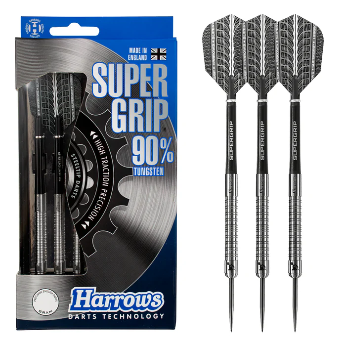 Darts strėlytės HARROWS Supergrip W90, steeltip, 3x23 g