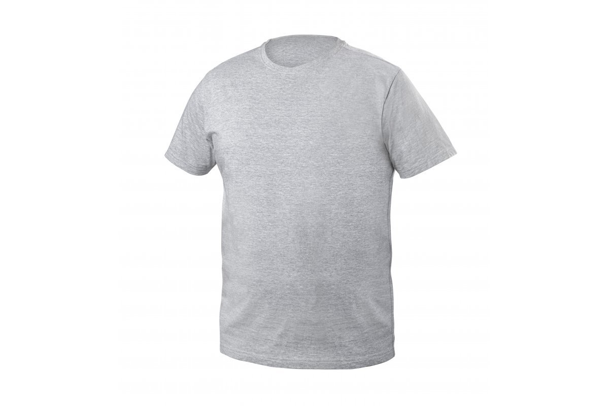 Marškinėliai HOGERT WORKWEAR Vils, 100% medvilnė, 180 g/m², pilka spalva, 2XL dydis