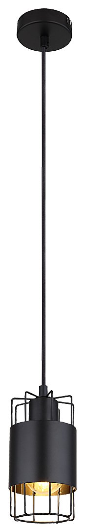 Pakabinamas šviestuvas RABALUX Dimitri, E27, 1 x 40W, 230V, IP20, metalinis, juodos sp., 100 x 1500 x 100 mm, 3125