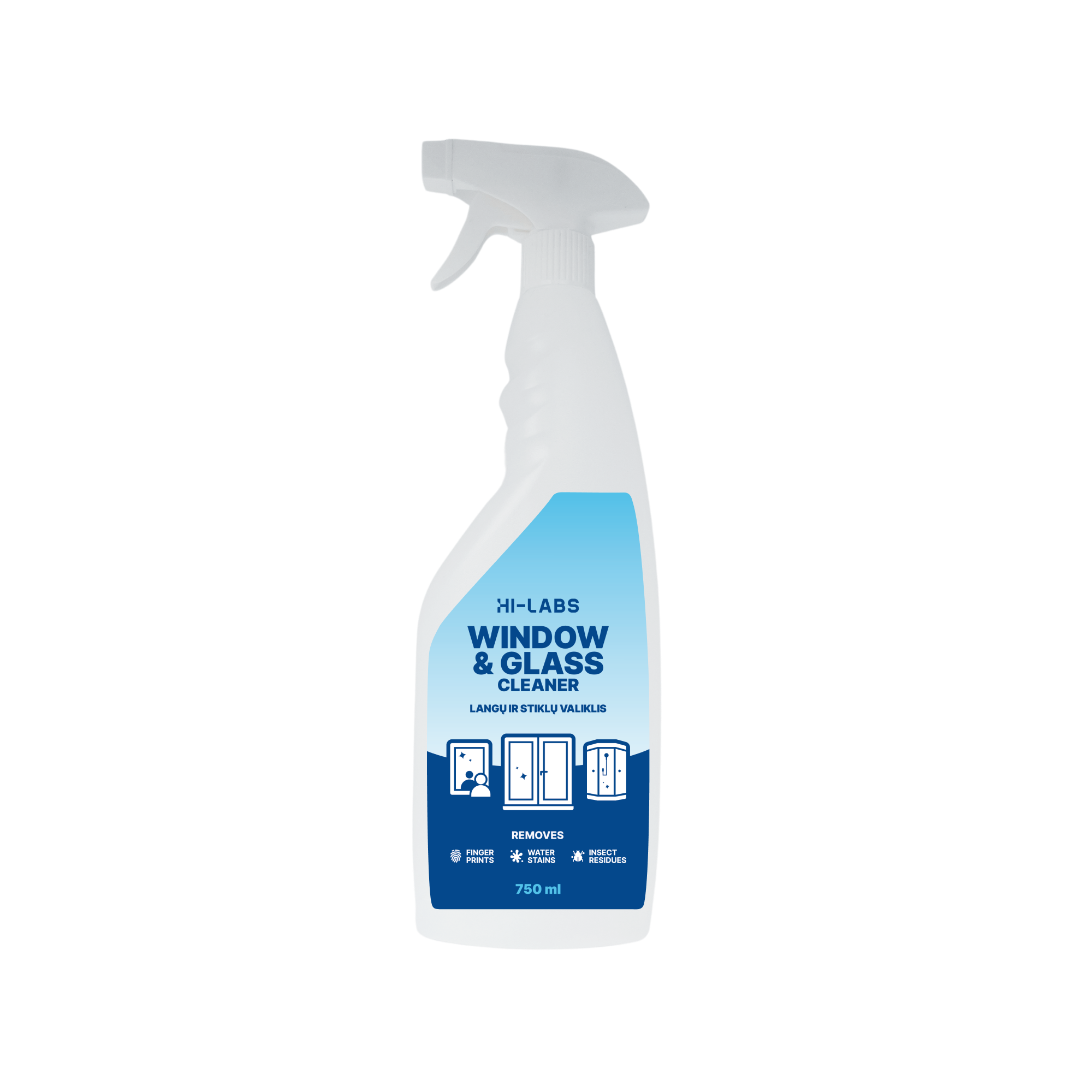 Langų ir stiklų valiklis HI-LABS, 750 ml