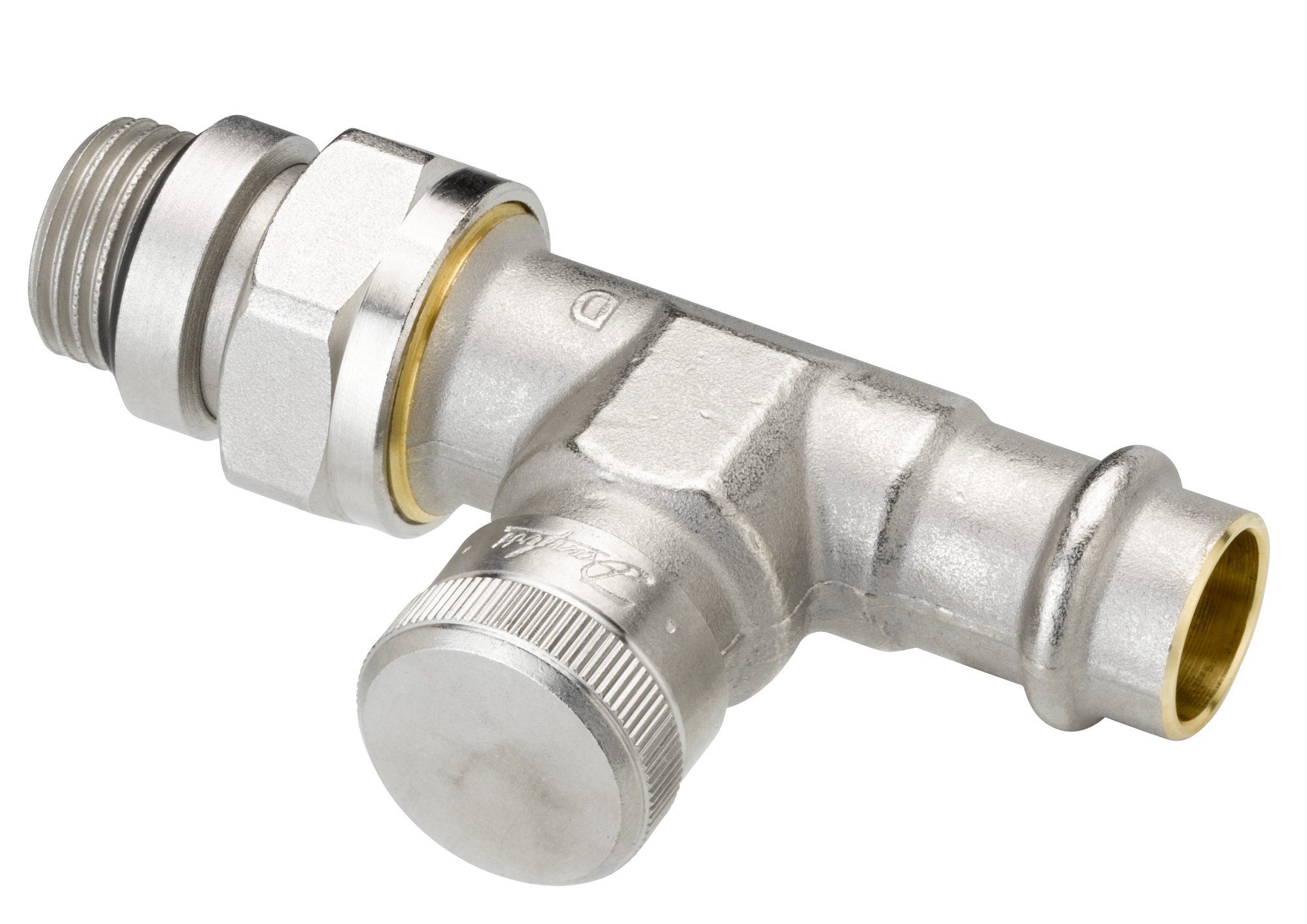 Uždarymo vožtuvas DANFOSS RLV-S, DN15, kampinis, 003L1824