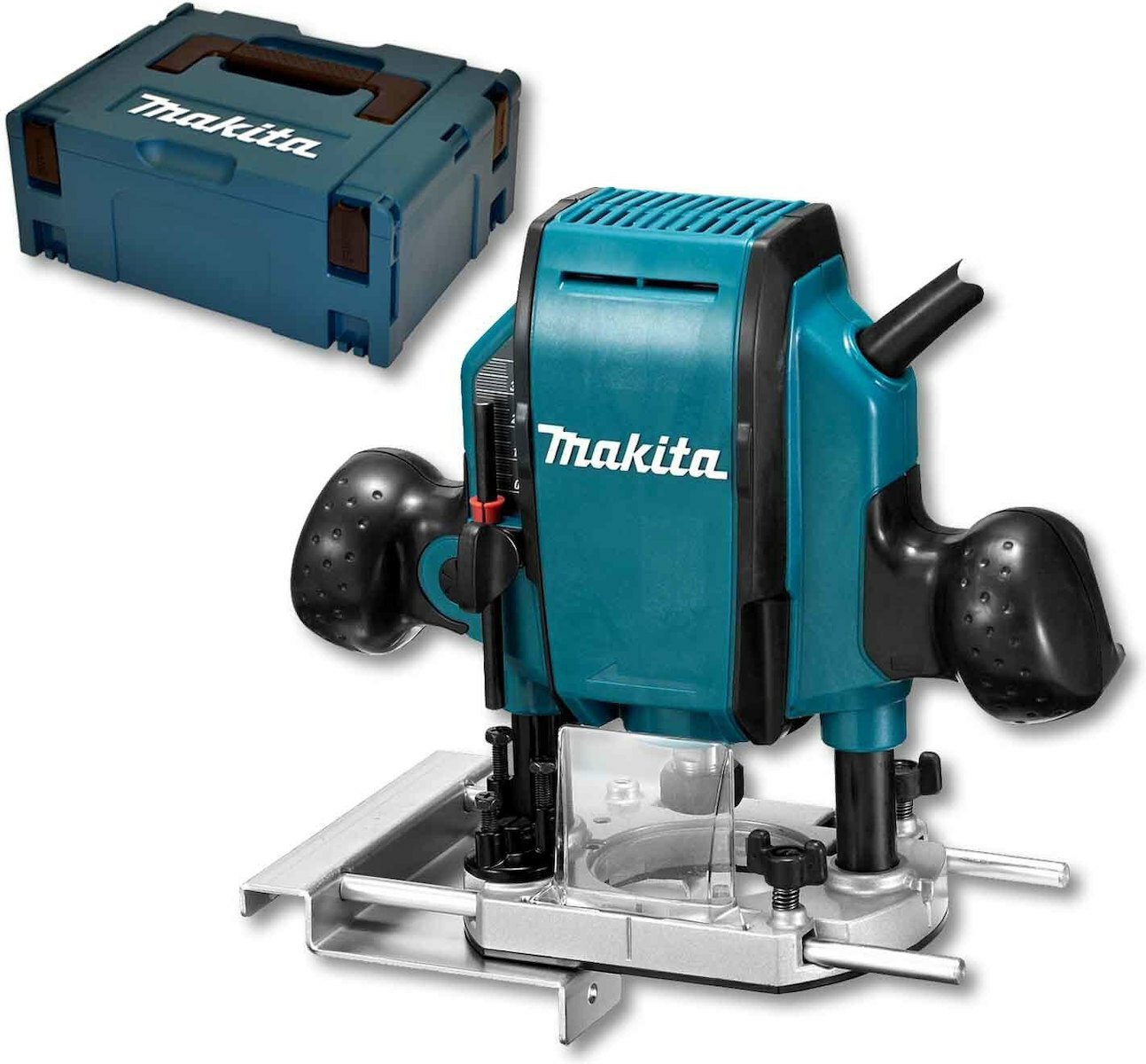 Elektrinė freza MAKITA RP0900J, 900 W, 6-8 mm, 27000 min.-1, 2,7 kg