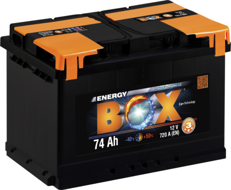 Akumuliatorius ENERGY BOX 12 V,74 Ah, 720 A, EN