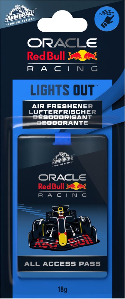Automobilių oro gaiviklis ARMORALL RedBull VictoryLap, silikoninis F1 bilietas, pakabinamas