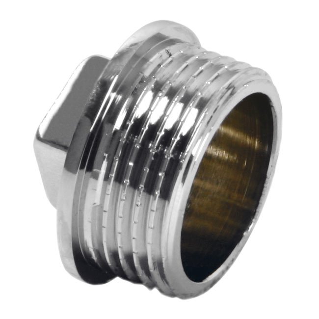 Chromuota aklė FERRO, išorinis sriegis 3/4"