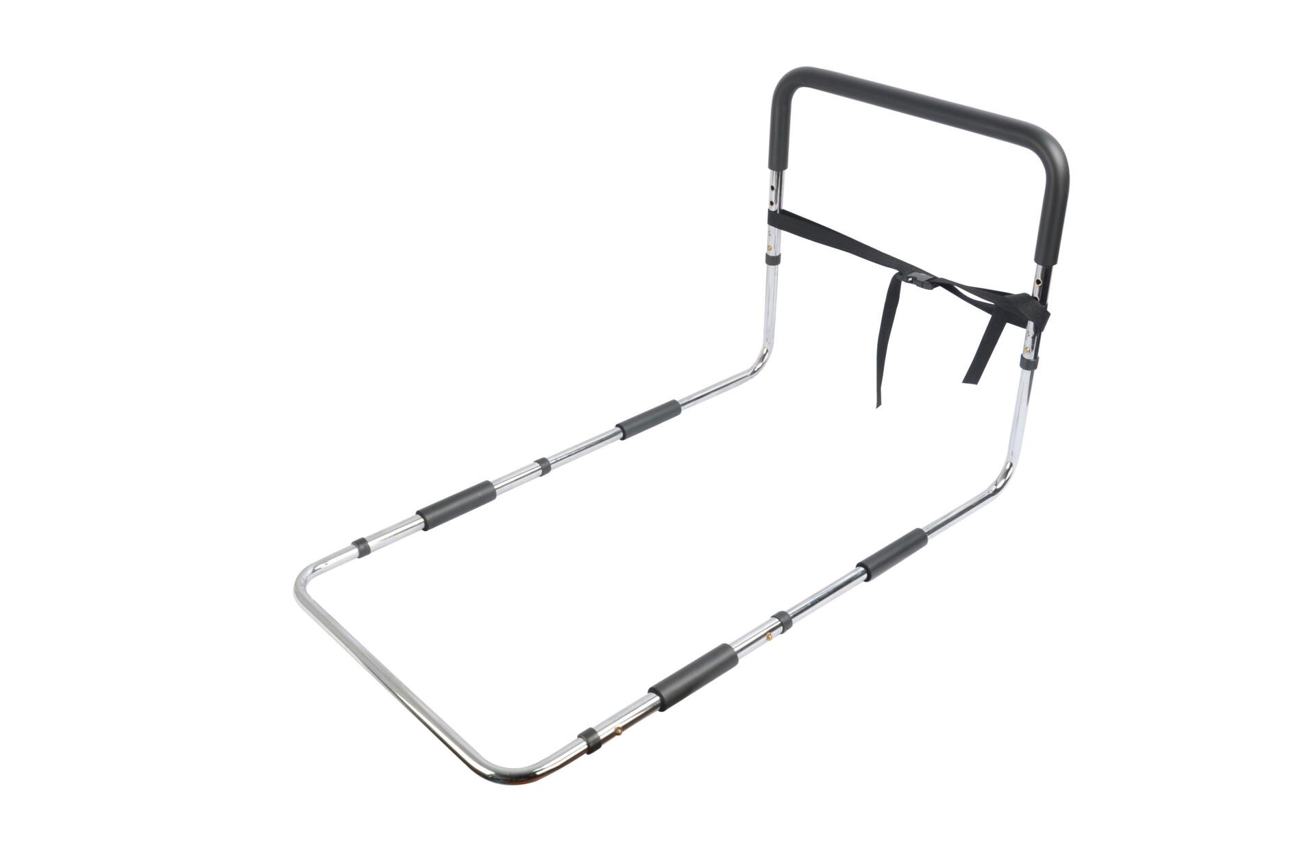 Pagalbinė priemonė atsistoti nuo lovos RIDDER BERGEN, chromo spalvos, reguliuojama, aliuminis / PP / PU / TPE, A313100