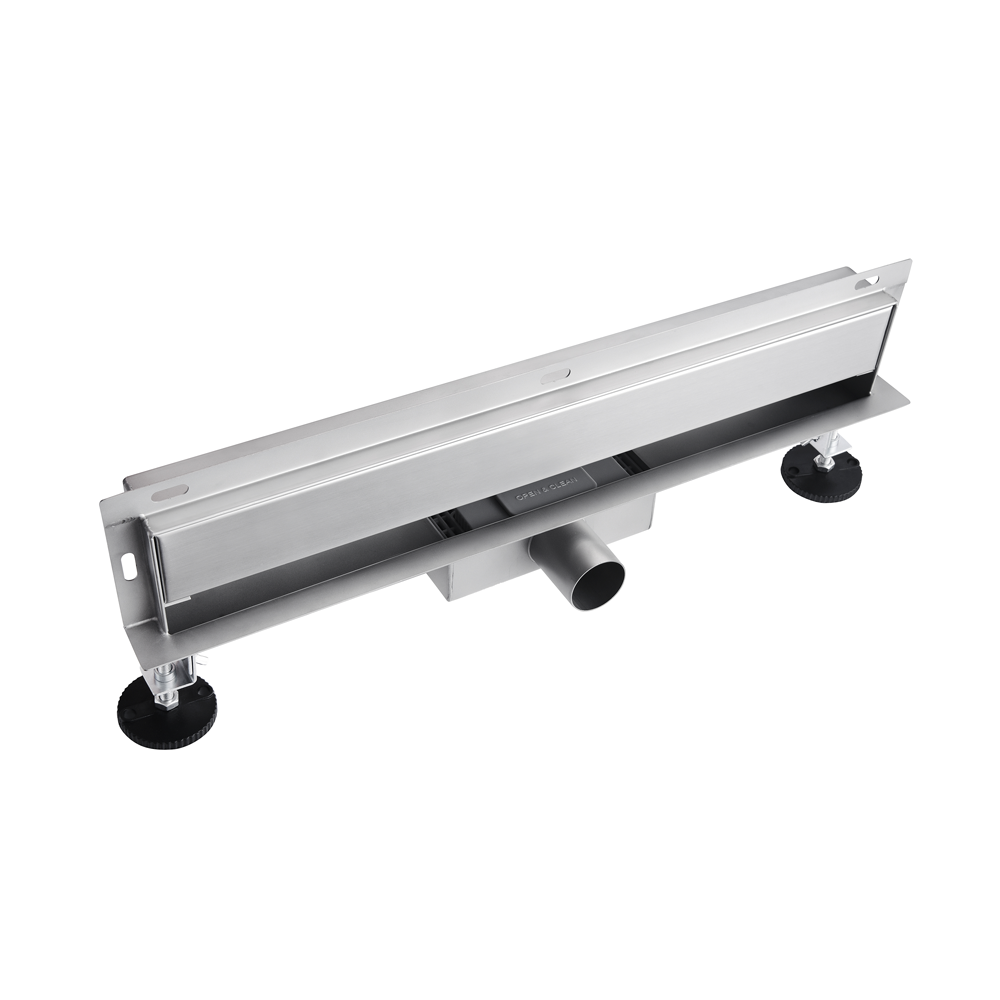 Sieninis dušo latakas DRAINY, su įklijuojama plytele, 700 mm