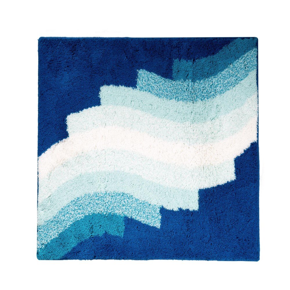 Vonios kilimėlis RIDDER Streak, 55 x 50 cm, mėlynas, 100% akrilas, 7107803, ST
