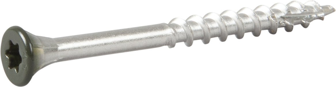 Fasadiniai medsraigčiai ESSVE, 4,4 x 45 mm, su kūgine galva, A4 nerūdijantis plienas, RAL8022, 250 vnt.