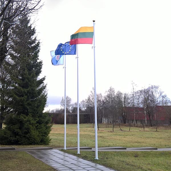 Stiklo pluošto vėliavos stiebas FLAGMORE, 6m